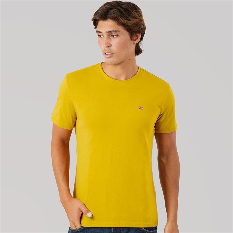 Napapijri Mens Salis T-Shirt Gold Flake