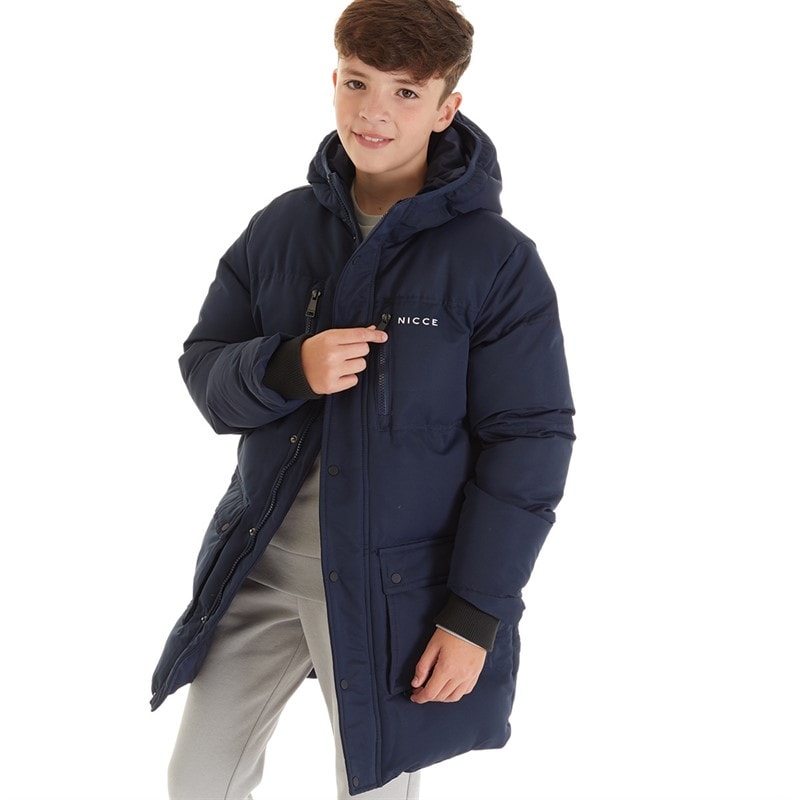 NICCE Boys Vespucci Parka Jacket Navy