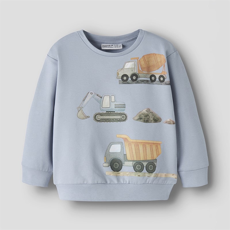Name It Boys Jaso Sweatshirt Blue Fog