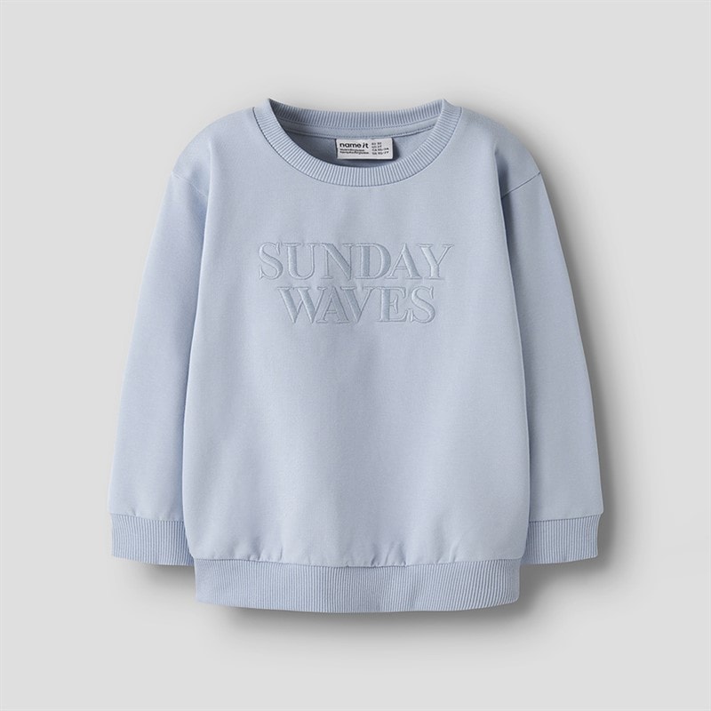 Name It Boys Hendri Sweatshirt Blue Fog