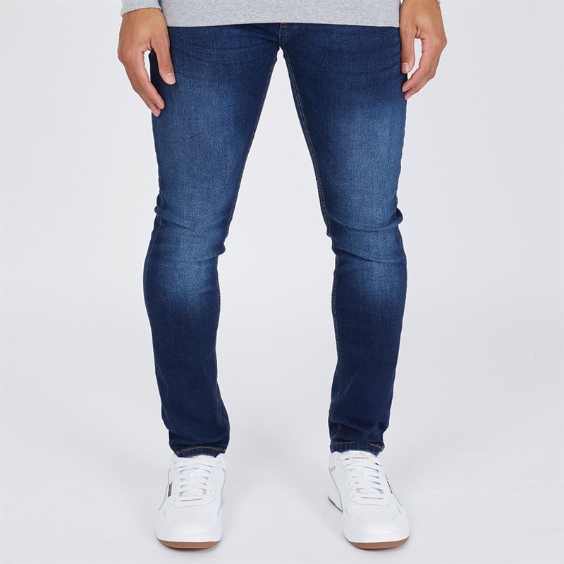 Henleys Mens Craze Comfort Jean Dark Wash
