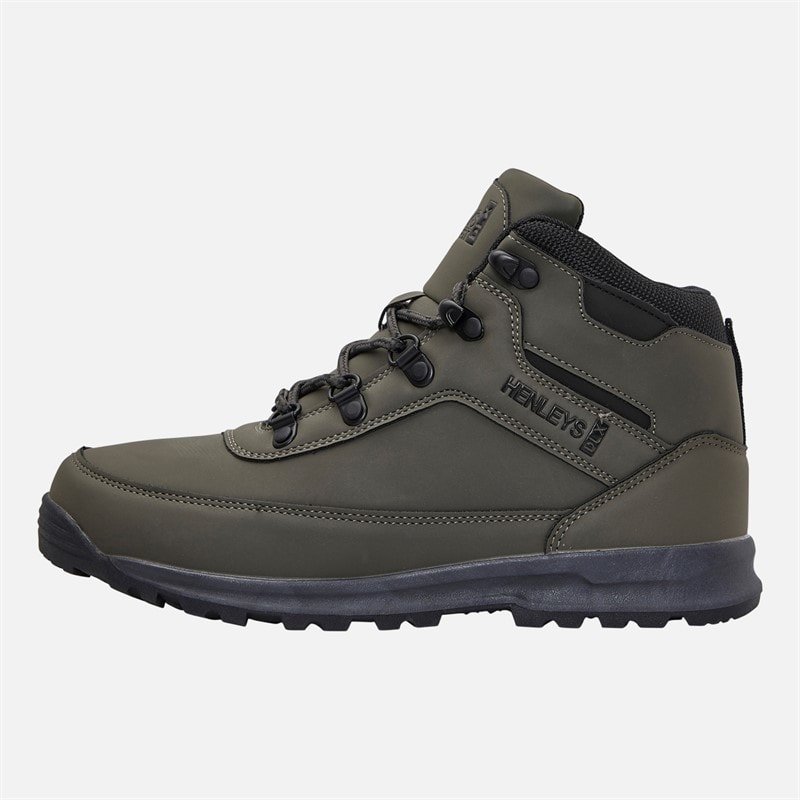 Henleys Junior Boys Travis Boots Charcoal