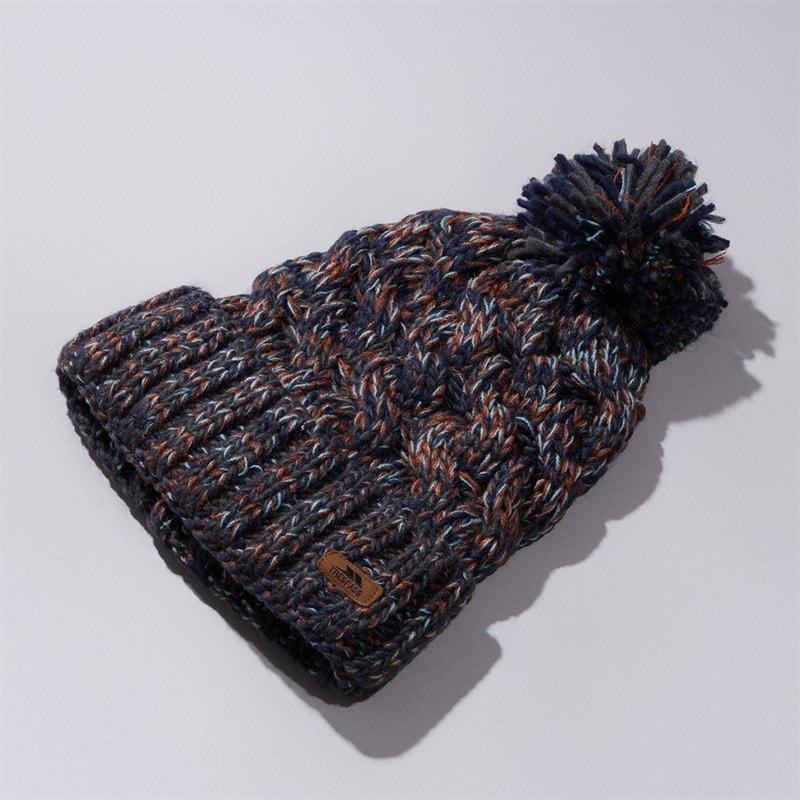 Trespass Sawyer Knitted Bobble Dark Grey