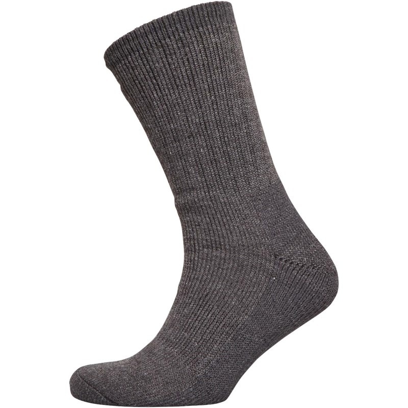 Trespass Mens Stroller Merino Wool Trekking Socks Black Marl