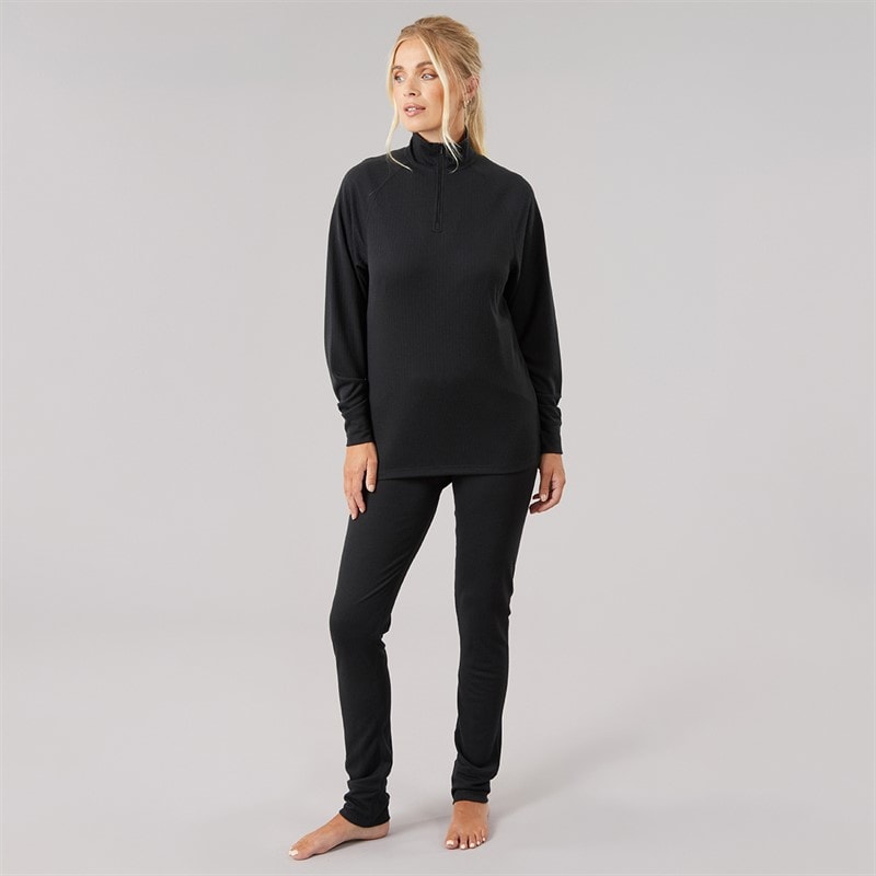 Trespass Womens Unite 360 Thermal Baselayer Set Black
