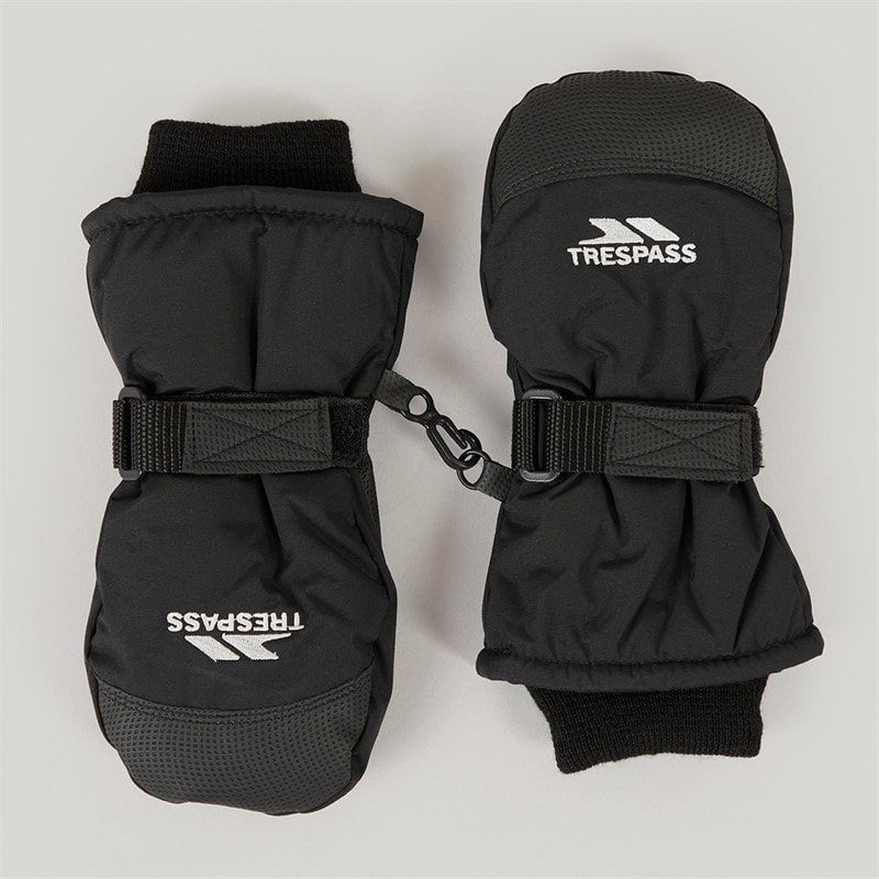 Trespass Kids Cowa II Padded Mitts Black
