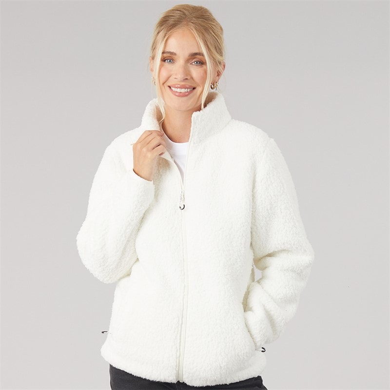 Trespass Womens Feathery Full Zip Fleece Ghost