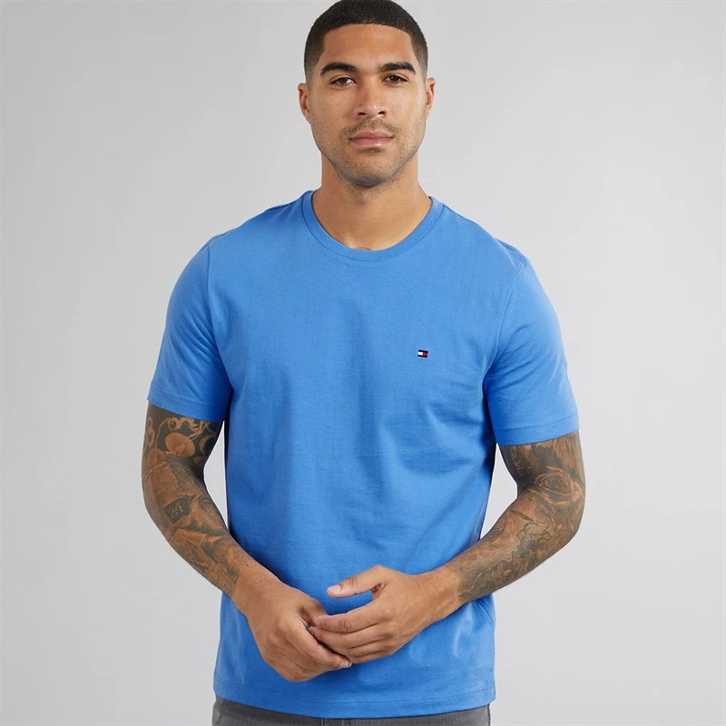 Tommy Hilfiger Mens Seasonal T-Shirt Blue Spell