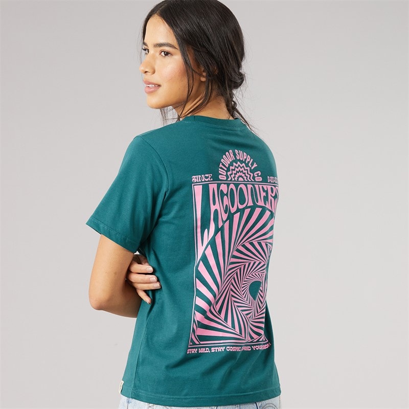 Lagooners Womens Briar T-Shirt Deep Sea
