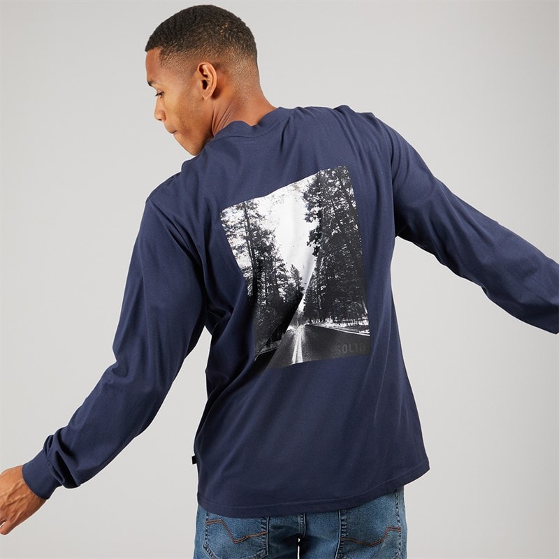 Solid Mens Harrold Top Insignia Blue