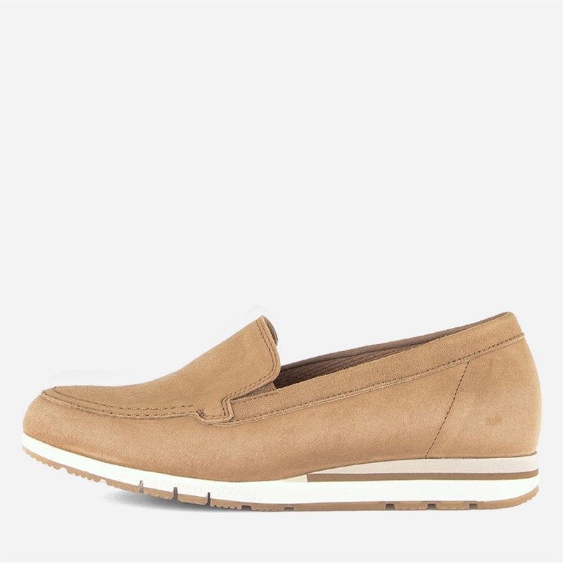 Gabor Womens Wedge Slip On Shoes Saddle