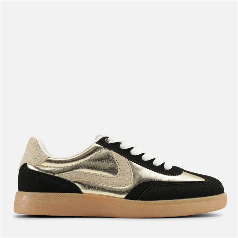 Rugged Gear Shoes Black/Gold Black-Gold