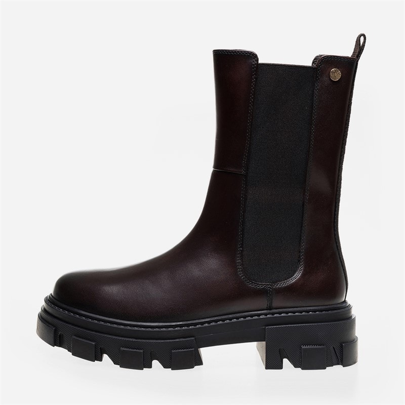 Copenhagen Shoes Womens Penny Girl Boots 847 Dark Brown