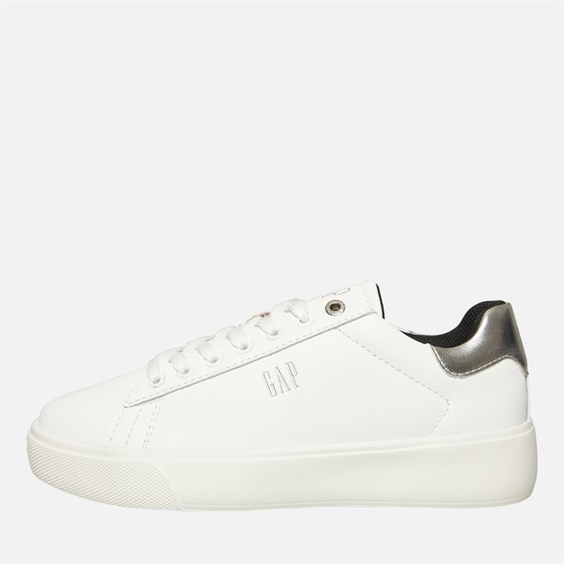 GAP Womens Cary Cupsole Trainers White