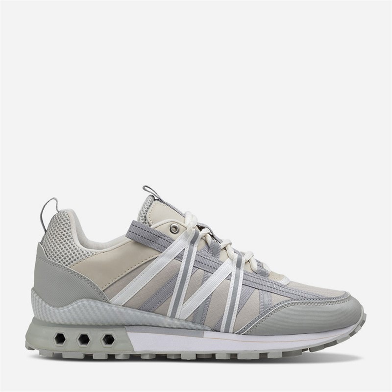 Cruyff Mens Fearia Hex-Tech Trainers Cream