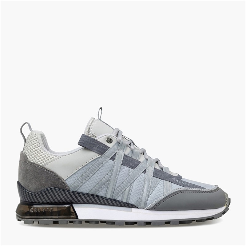Cruyff Mens Fearia Trainers Light Grey