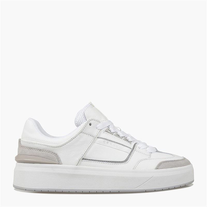 Cruyff Mens Kickturn Trainers White/Grey