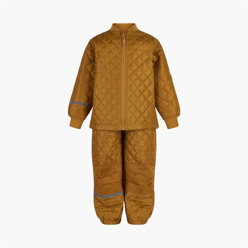 Celavi Kids Celavie Solid Basic Thermal Set Buckthorn Brown