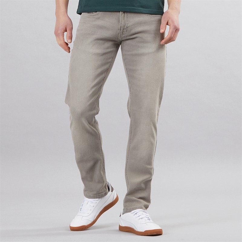 Indicode Mens Tony Regular Fit Jeans Grey
