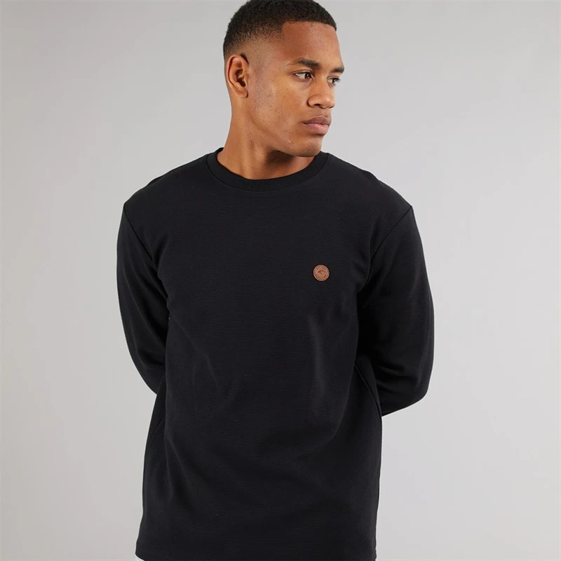 Indicode Mens Salupe Sweatshirt Black