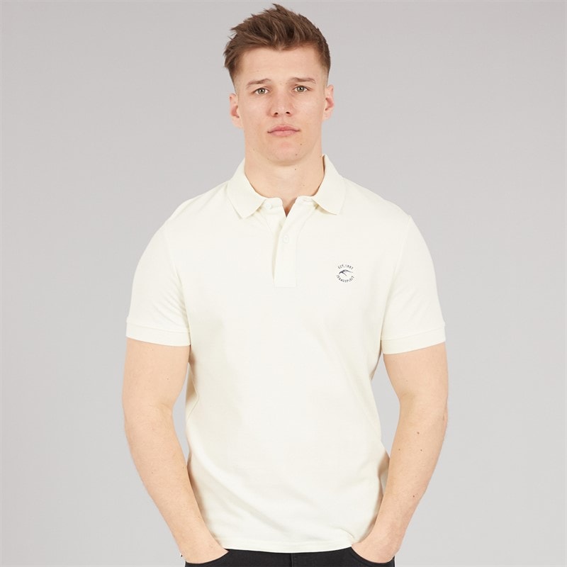 Indicode Mens Inwadim Polo Shirt White Asparagus