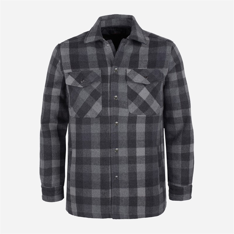 Indicode Mens Intorstein Jacket Charcoal Mix