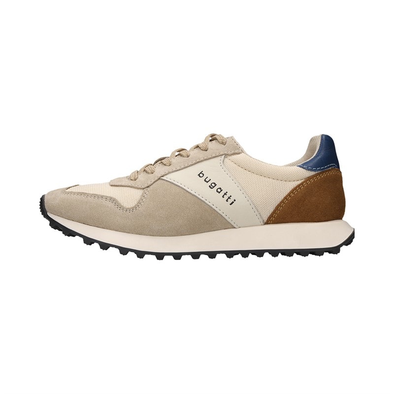 Bugatti Mens Bierman Trainers Beige/Beige