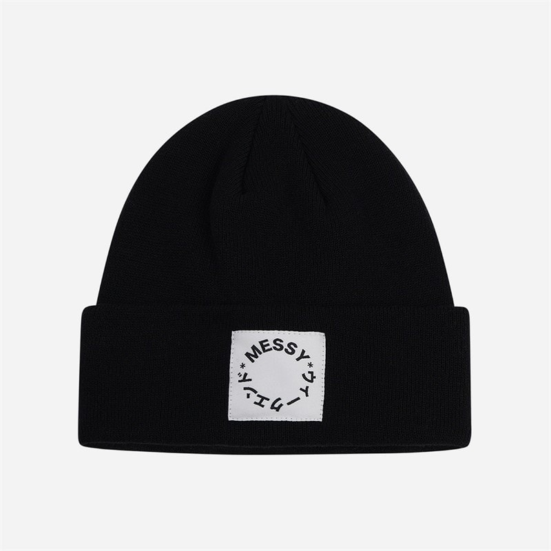 MessyWeekend Mens Tom Beanie Black