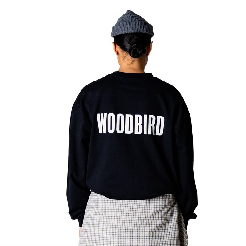 Woodbird Mens Joes Logo Long Sleeve T-Shirt Black
