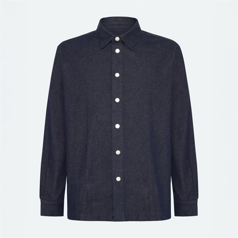 Minimum Mens Randy Long Sleeve Shirt 3922 Sky Captain