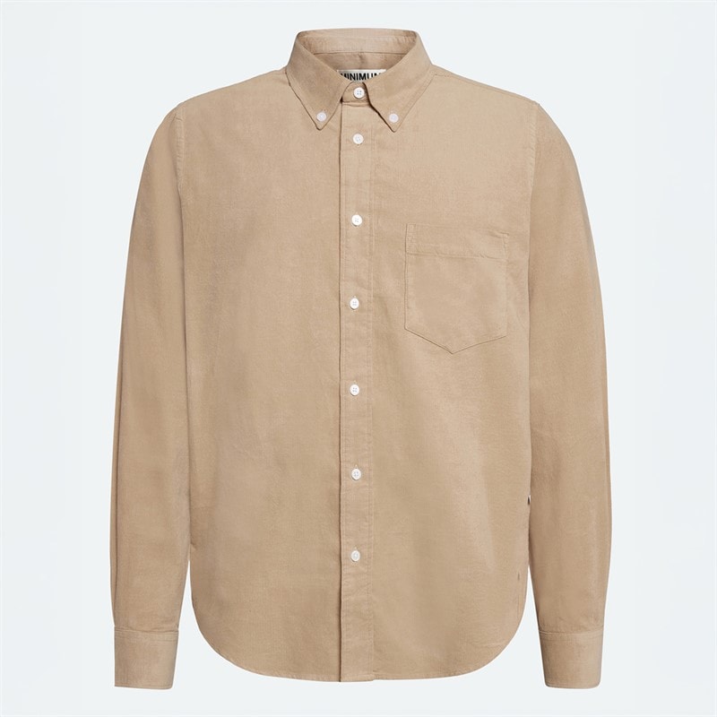 Minimum Mens Colt Long Sleeve Shirt 1109 Chinchilla