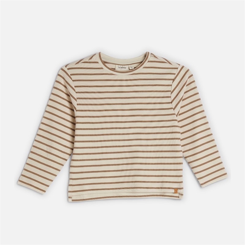 Lil' Atelier Boys Limia Long Sleeve T-Shirt Turtledove