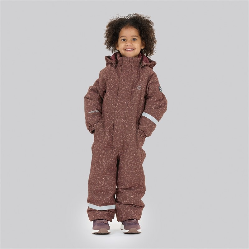 Zig Zag Girls Tower Printed Waterproof 10.000 MM Snowsuit 4261 Huckleberry