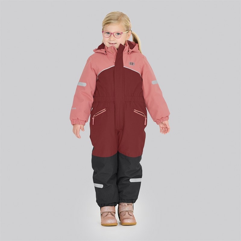 Zig Zag Girls Stonehill Waterproof 10.000 MM Snowsuit 4132 Tawny Port