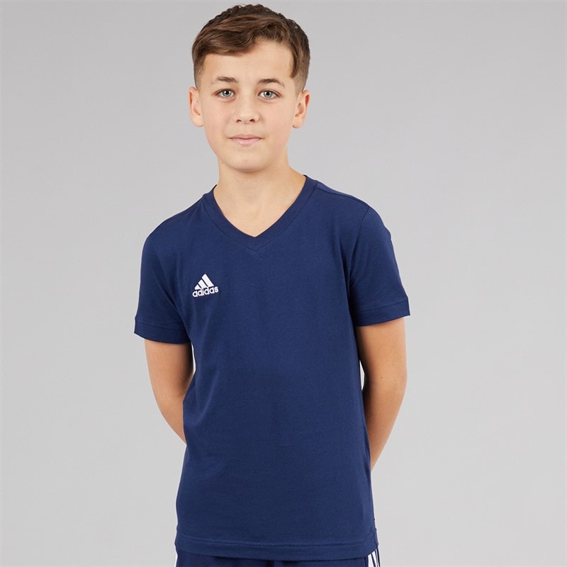 adidas Junior Entrada 22 T-Shirt Team Navy Blue