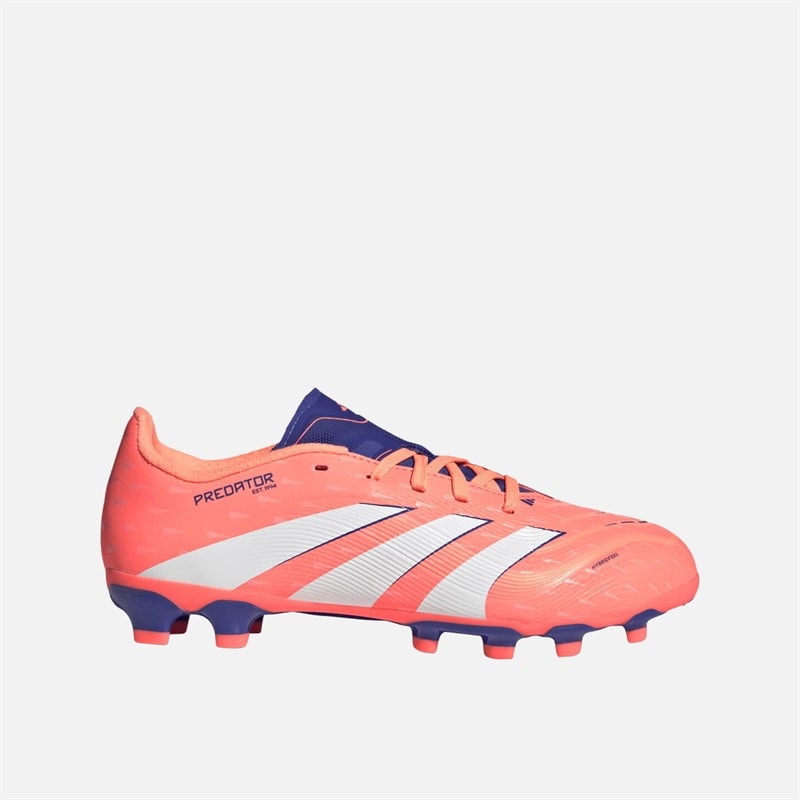 adidas Kids Predator League MG Multi Ground Football Boots Signal Coral/Cloud White/Beam Orange