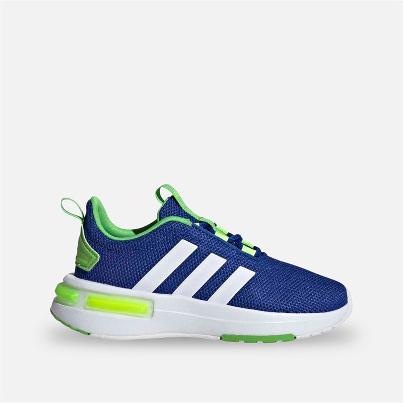 adidas Kids Racer TR23 Trainers Royal Blue/Footwear White/Lucid Lime