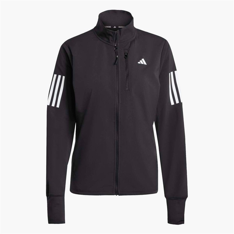 adidas Womens Own The Run Winterized Running Jacket Black
