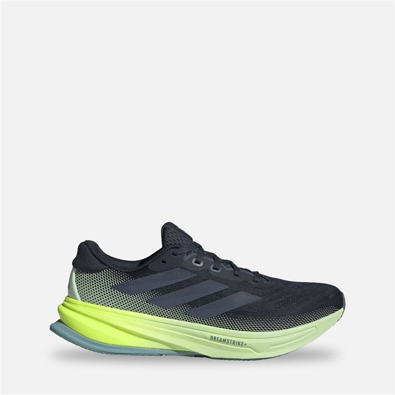 adidas Mens Supernova Rise 2 Neutral Running Shoes Aurora Ink/Preloved Ink/Semi Green Spark