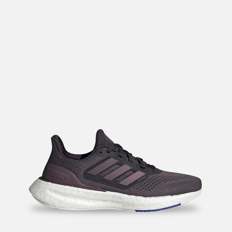 adidas Womens Pureboost 23 Neutral Running Shoes Aurora Black/Aurora Metallic/Core Black