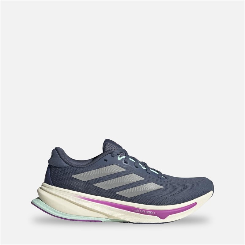 adidas Womens Supernova Rise 2 Neutral Running Shoes Preloved Ink/Matte Silver/Preloved Ink