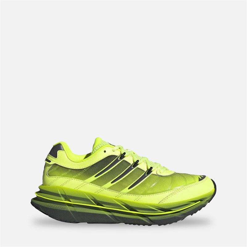 adidas Mens Adistar HRMY Trainers Hi-Res Yellow/Iron Metallic/Core Black
