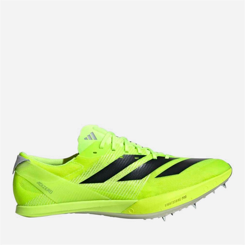 adidas Adizero Finese Track Sprinting Spikes Lucid Lemon/Core Black/Halo Silver