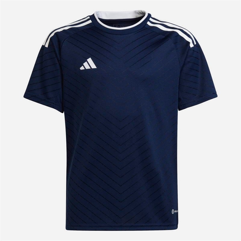 adidas Junior Boys Campeon 23 T-Shirt Team Navy Blue