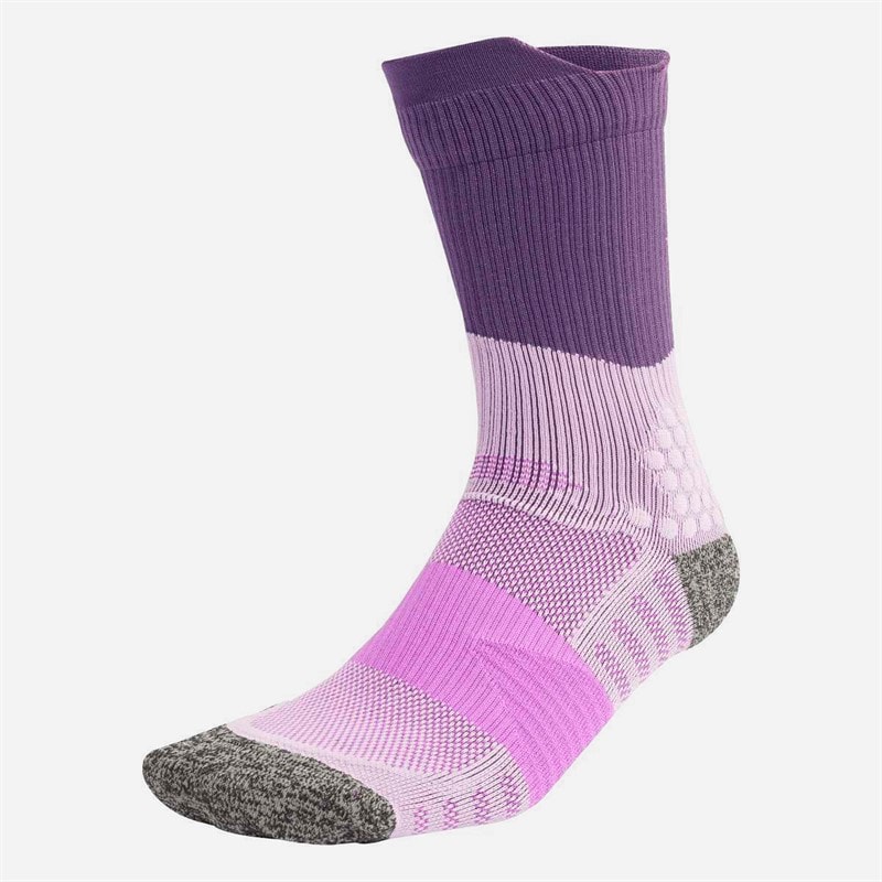 adidas RunXBoost Cushioned Running Crew Socks Powder Plum/Aurora Plum/Purple Burst
