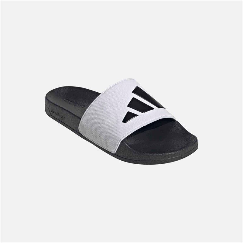 adidas Mens Adilette Shower Sliders Cloud White/Core Black/Core Black