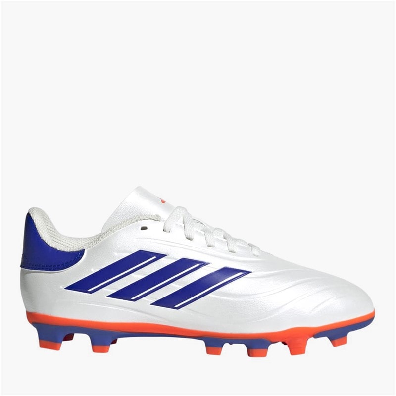 adidas Junior Copa Pure 2 Club Advancement Pack FG Firm Ground Football Boots Cloud White/Lucid Blue/Solar Red