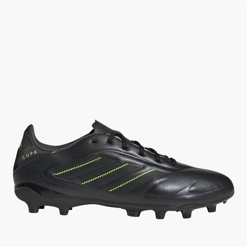 adidas Junior Copa Pure 3 League Electric Stealth Pack FG/MG Firm/Multi Ground Football Boots Core Black/Dgh Solid Grey/Lucid Lemon