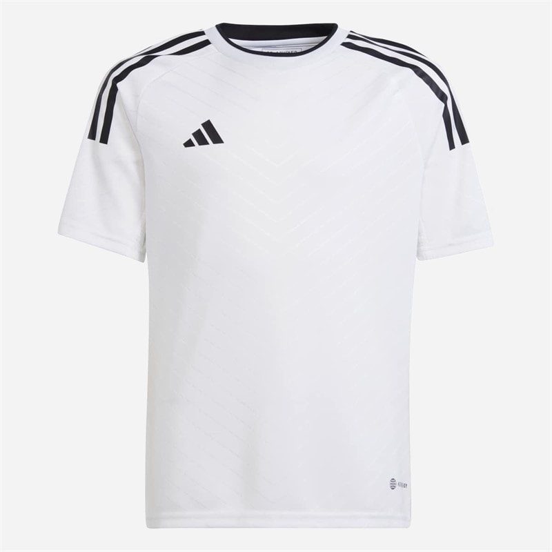 adidas Junior Boys Campeon 23 T-Shirt White/Black