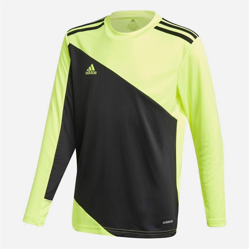 adidas Junior Boys Squadra 21 Goalkeeper Jersey Team Solar Yellow/Black
